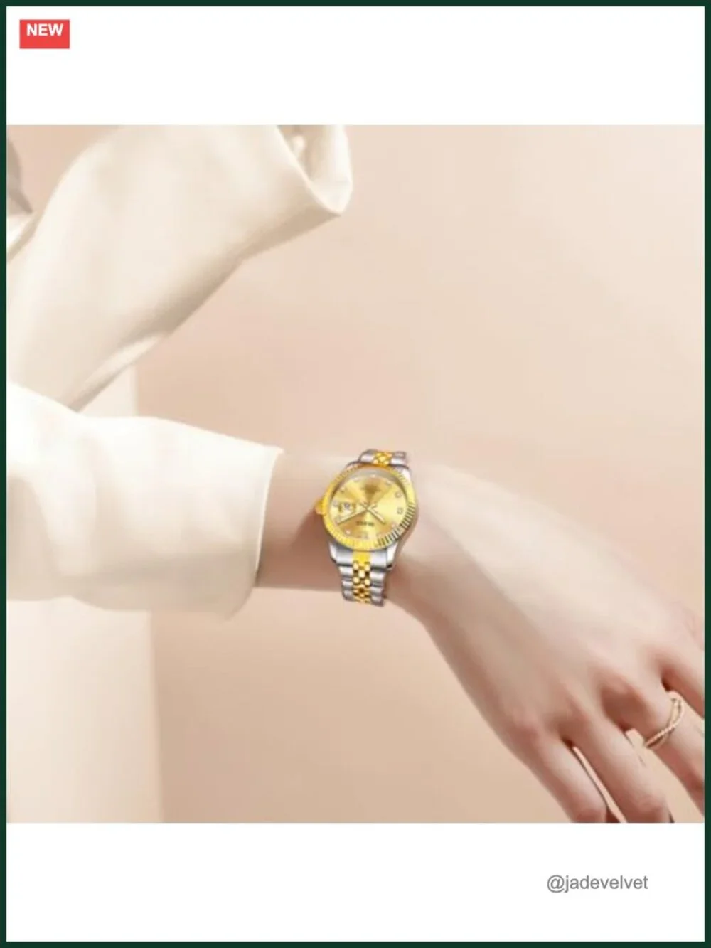 Women's Small Face Watch Stainless Steel Diamond Dial Dress Luxury